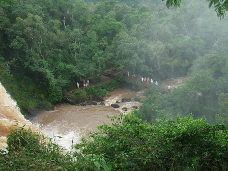 Iguazu vu d'en haut, côté Argentin