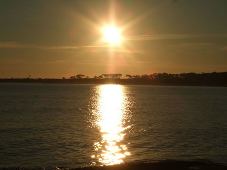 Coucher de soleil en Uruguay